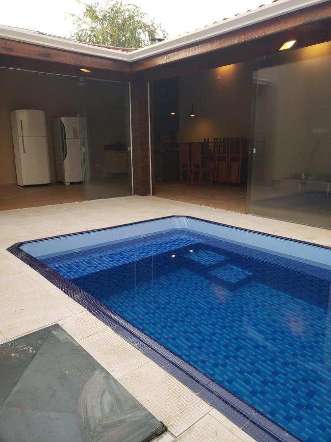 Casa Temporada Olimpia 8 Pessoas Com Piscina Villa ภายนอก รูปภาพ